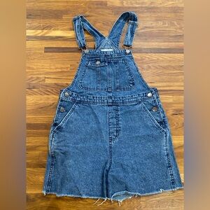 Tinsel Town cut-off Jean Overalls - Women XS